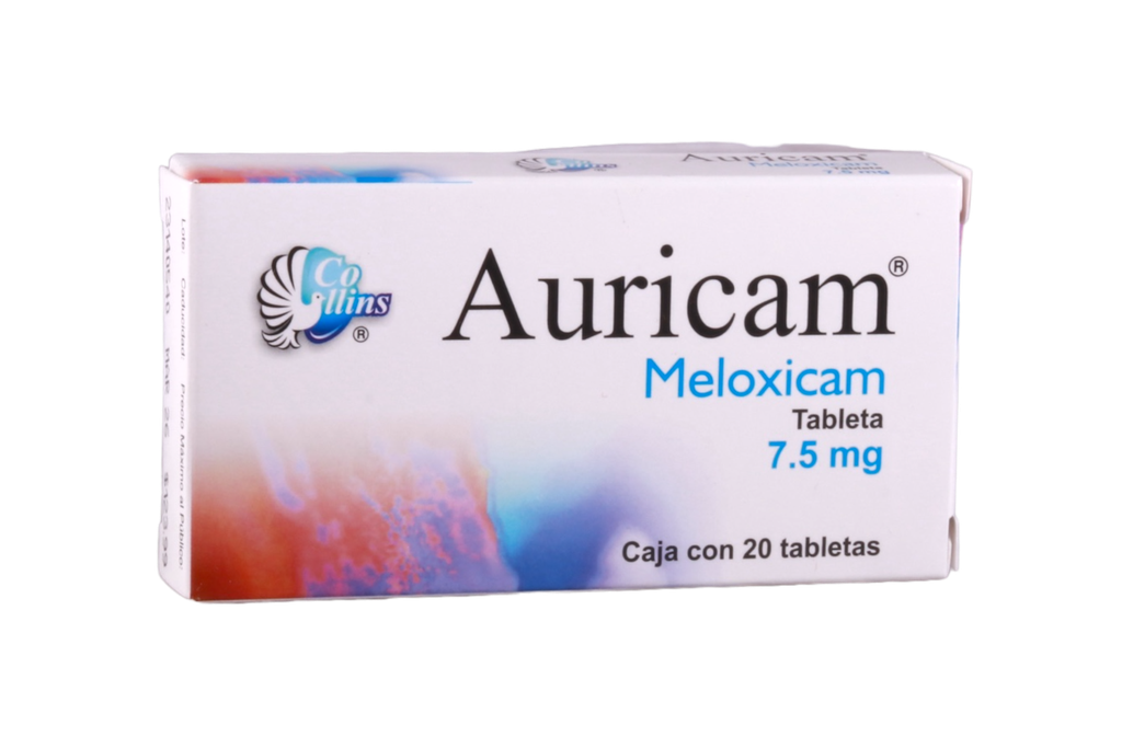 AURICAM 7.5MG C/20 TABLETAS | DIFAM